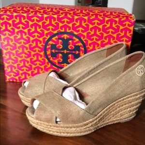 Tory Burch Wedge Espadrille size 8